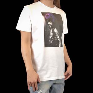 新品 キックアス ヒットガール クロエモレッツ アメコミ映画 子役 モノクロ パープル髪 カラーコントラスト Tシャツ ユニセックス Lサイズ