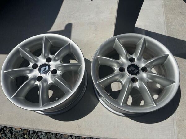 パナスポーツレーシング フォーミュラワン◆PANASPORT RACING INC F1 FORMURA ONE C8FE 16×7J +25 4H PCD114.3 中古アルミ2本セット
