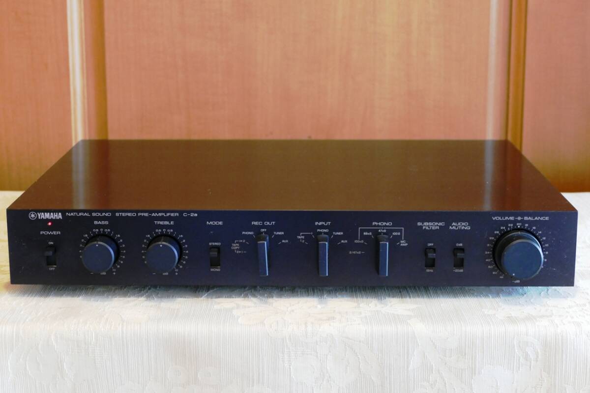 Yamaha ステレオプリアンプ C-2a ガリ無し 美品 Amazon.co.jp
