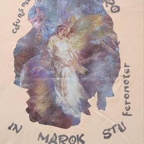 ☆美品■IN MEROK STU■天使■バックプリント■Tシャツ■半袖■М相当☆