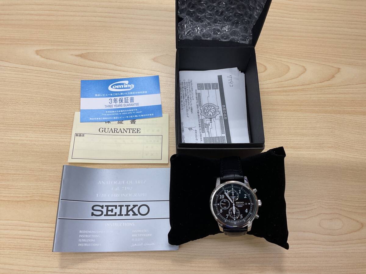 SEIKO メンズ腕時計 クロノグラフ 7T92-0DJ0 中古美品 Yahoo!オークション -「seiko 7t92」(ワイアード) (セイコー)の