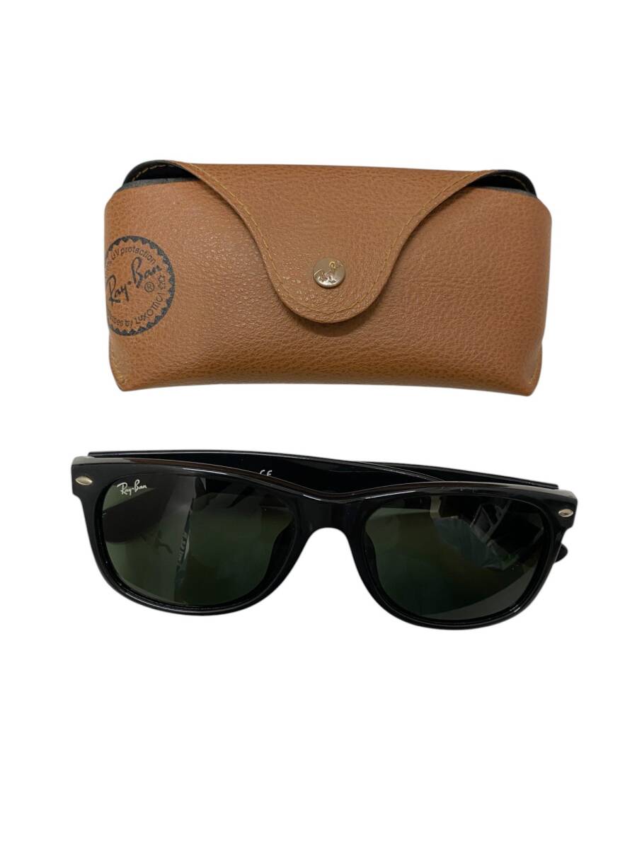 【美品】Ray-Ban NEW WAYFARER サングラス ケース付き 美品】Ray-Ban NEW WAYFARER バイカラーフレーム ケース付属