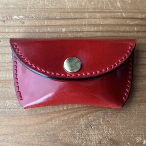 MGコインケース【送料無料】手縫い ロカドシェルコードバン・カラーオーダー可(メール受付)solorileather.blog.jp