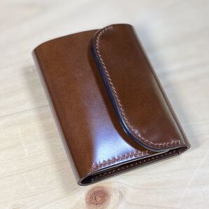 オールコードバン・コンパクトウォレット【送料無料】手縫い・レーデルオガワ・カラーオーダー可(メール受付)・solorileather.blog.jp