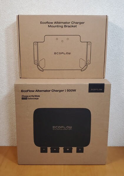 新品 EcoFlow Alternator Charger 500W ☆壁面用マウント付き☆ オルタネーターチャージャー エコフロー