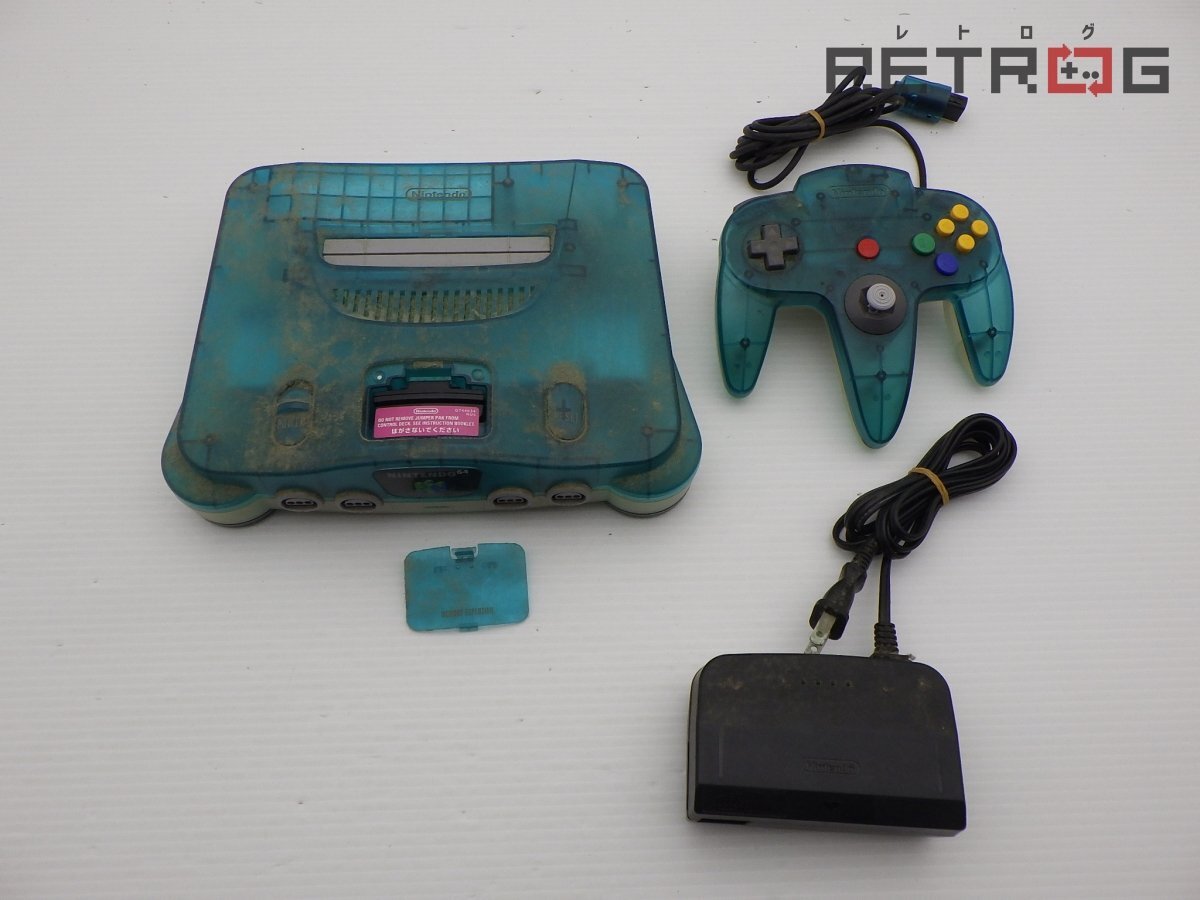 ニンテンドー64 本体 クリアブルー 動作品 ジャンク 楽天市場】64 ニンテンドー64 クリアブルー 本体 すぐ遊べる
