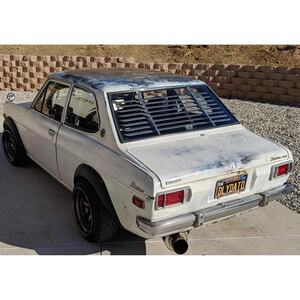 kpsオリジナル リア ベネチアンブラインド ダットサン 110 サニー セダン クーペ サニトラ 日産 日本未発売 北米 usdm 210 旧車 昭和レトロ