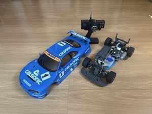 【未走行・美品】1/8 タミヤ カルソニック・スカイラインGT-R TGX-Mk.1 2スピード フタバ MEGA TECH T3PDF 大切にして頂ける方