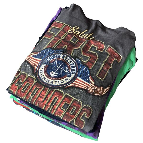 19着セット 2XLサイズのみ US輸入Tシャツまとめ売り 人気卸売 カラーmix デザインmix 洗濯済み