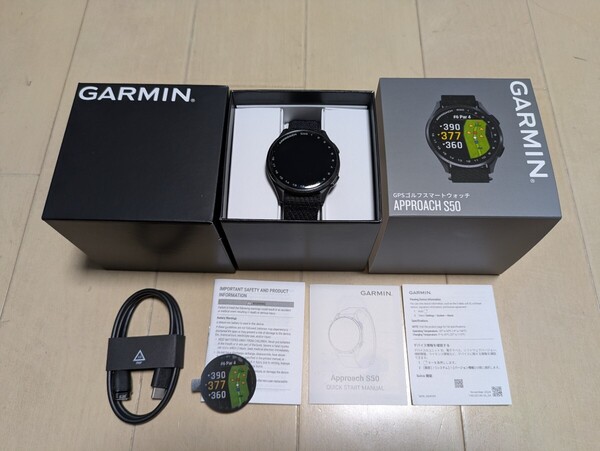 超美品 GARMIN APPROACH S50 ガーミン アプローチ スマートウォッチ