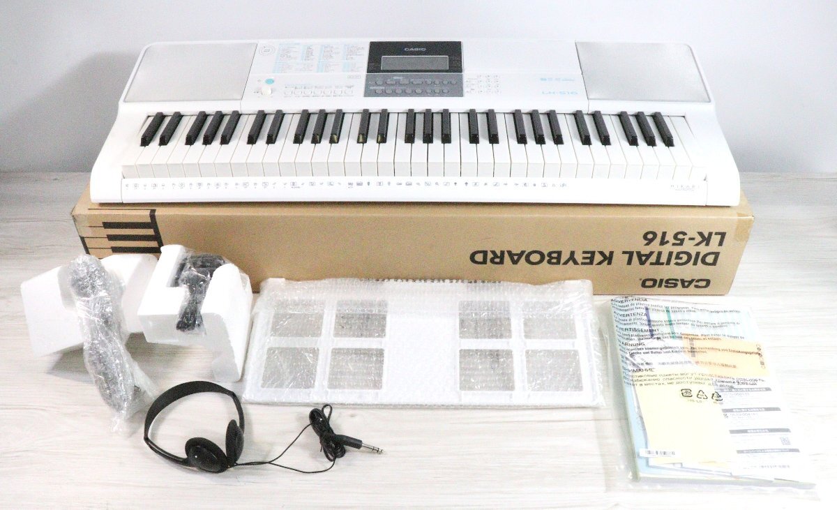 未使用 CASIO カシオ DIGITAL KEYBOARD LK-516 Yahoo!オークション -「lk-516」の落札相場・落札価格