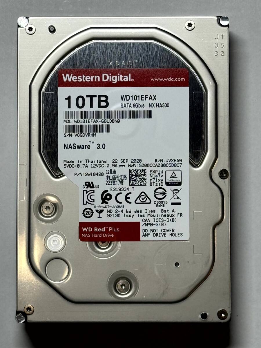 Western Digital Red 内蔵HDD WD101EFAX 10TB Amazon.com: Western Digital WD Red 10TB NAS Internal Hard