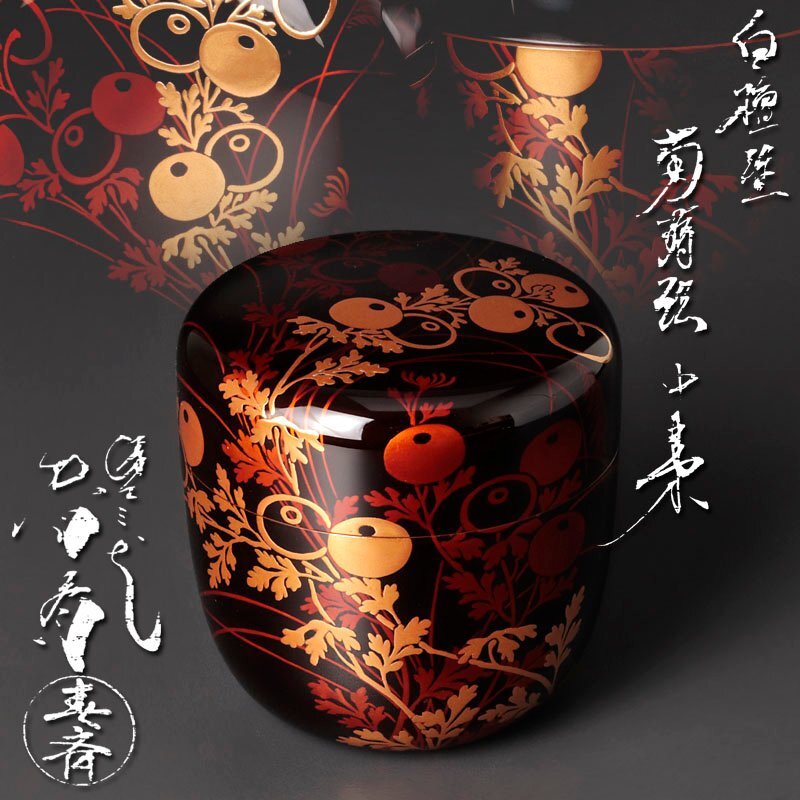 Gojyo　茶道具　健銘　金蒔絵葉文　棗　時代箱　V　R5535 2025年最新】Yahoo!オークション -茶道具 棗 蒔絵の中古品・新品