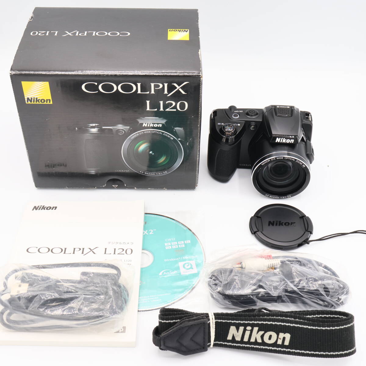 NikonデジタルカメラCOOLPIX L120 ブラック L120 1410万画素 広角25mm 光学21倍 3型液晶 単3電池対応 Amazon | NikonデジタルカメラCOOLPIX L120 ブラック L120 1410
