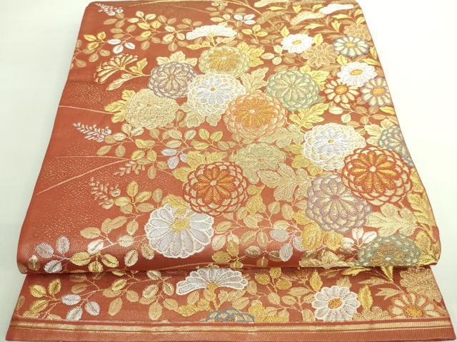 専用帯2356 ●河村織物謹製 河村つづれ 摺箔綴 手おり 高級 正絹 六通袋帯 専用帯2356 ○河村織物謹製 河村つづれ 摺箔綴 手おり 高級 正絹