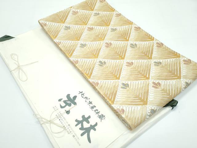 403my74◆極上の逸品！十七代 京屋林蔵 総手刺繍 高級袋帯◆美品 楽天市場】袋帯 美品 逸品 京屋林蔵 落款あり 華文 鳥 相良刺繍