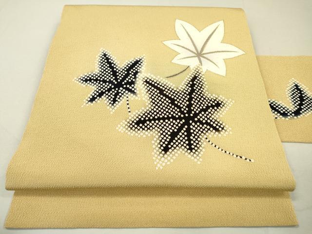 新品未使用　帯　九寸名古屋帯　金彩　鬼しぼ縮緬　ふたば葵 新品未使用 帯 九寸名古屋帯 金彩 鬼しぼ縮緬 ふたば葵 - メルカリ