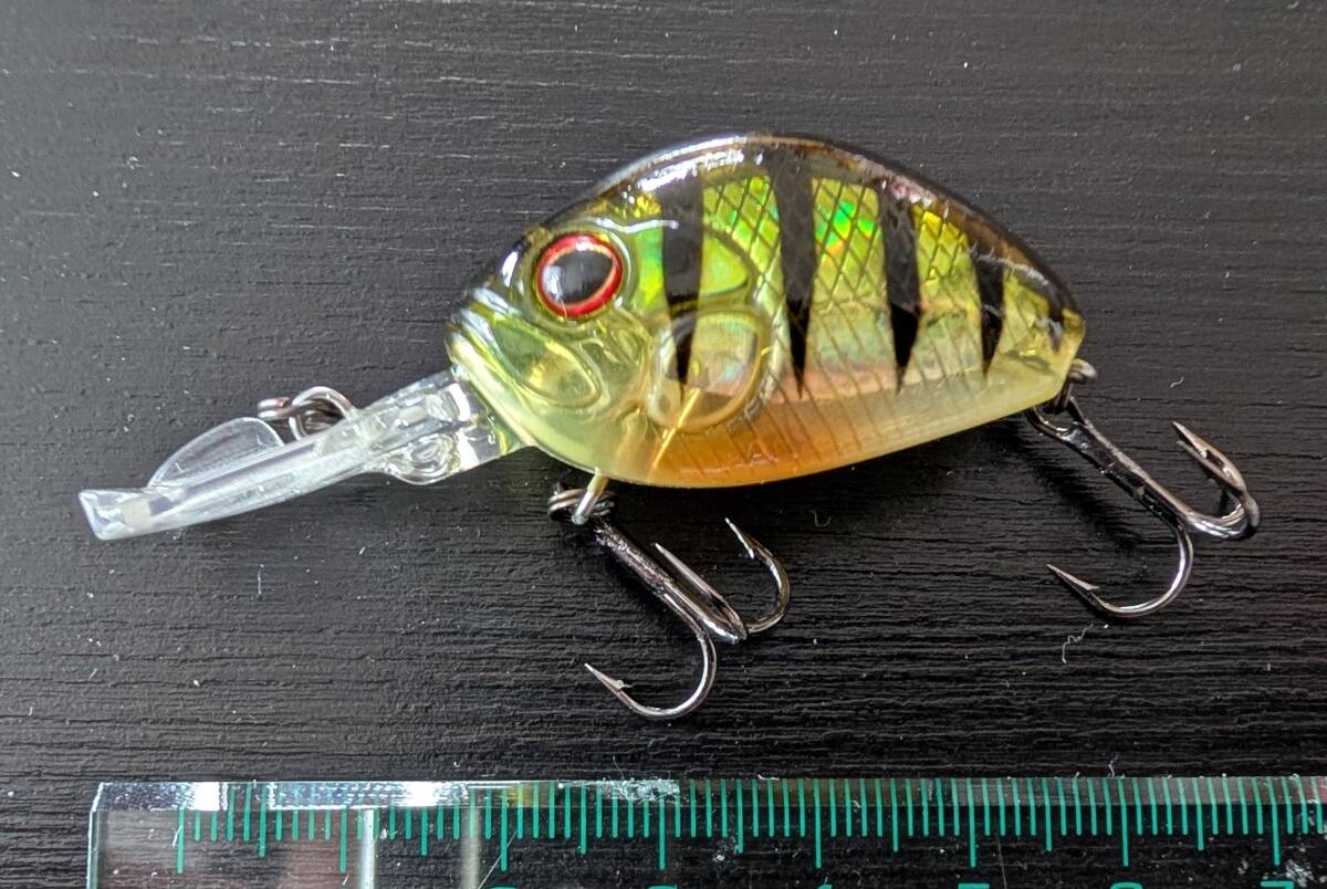 クランクベイト イエロー・グリーン クランクベイト イエロー・グリーン 開発クランク|kaihatsucrank