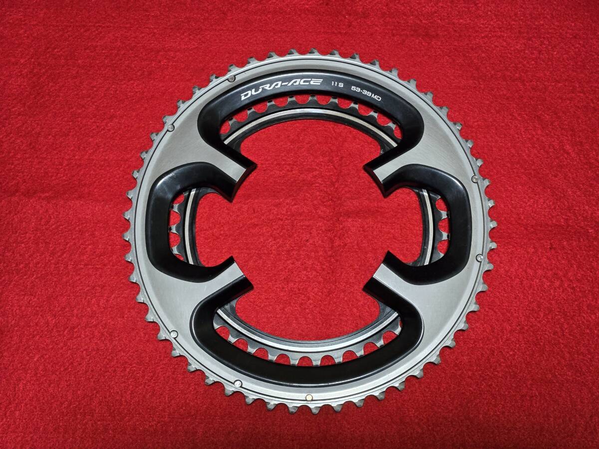 シマノデュラエースチェーンリング　FC9000 53T×39t 未使用品 SHIMANO DURA-ACE FC-9000 53-39t - メルカリ