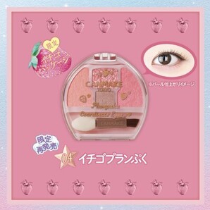 アイドル級 ぷっくぷく涙袋メイク あざとかわいい苺みレッド 涙袋用アイシャドウ 限定色 イチゴ うさぎメイク クマくすみカバー