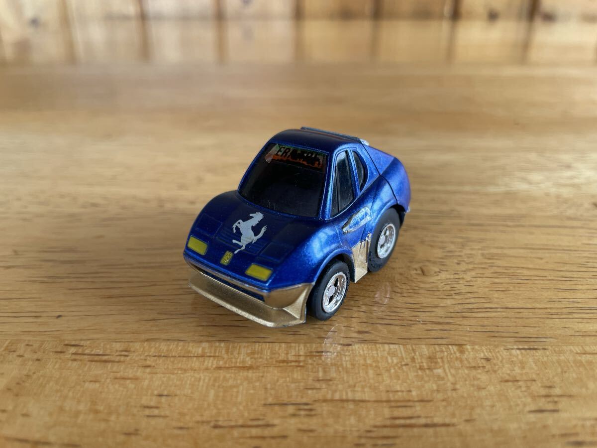 懐かしい チョロQ A-61 フェラーリ 512 BBi 青 絶版 日本製
