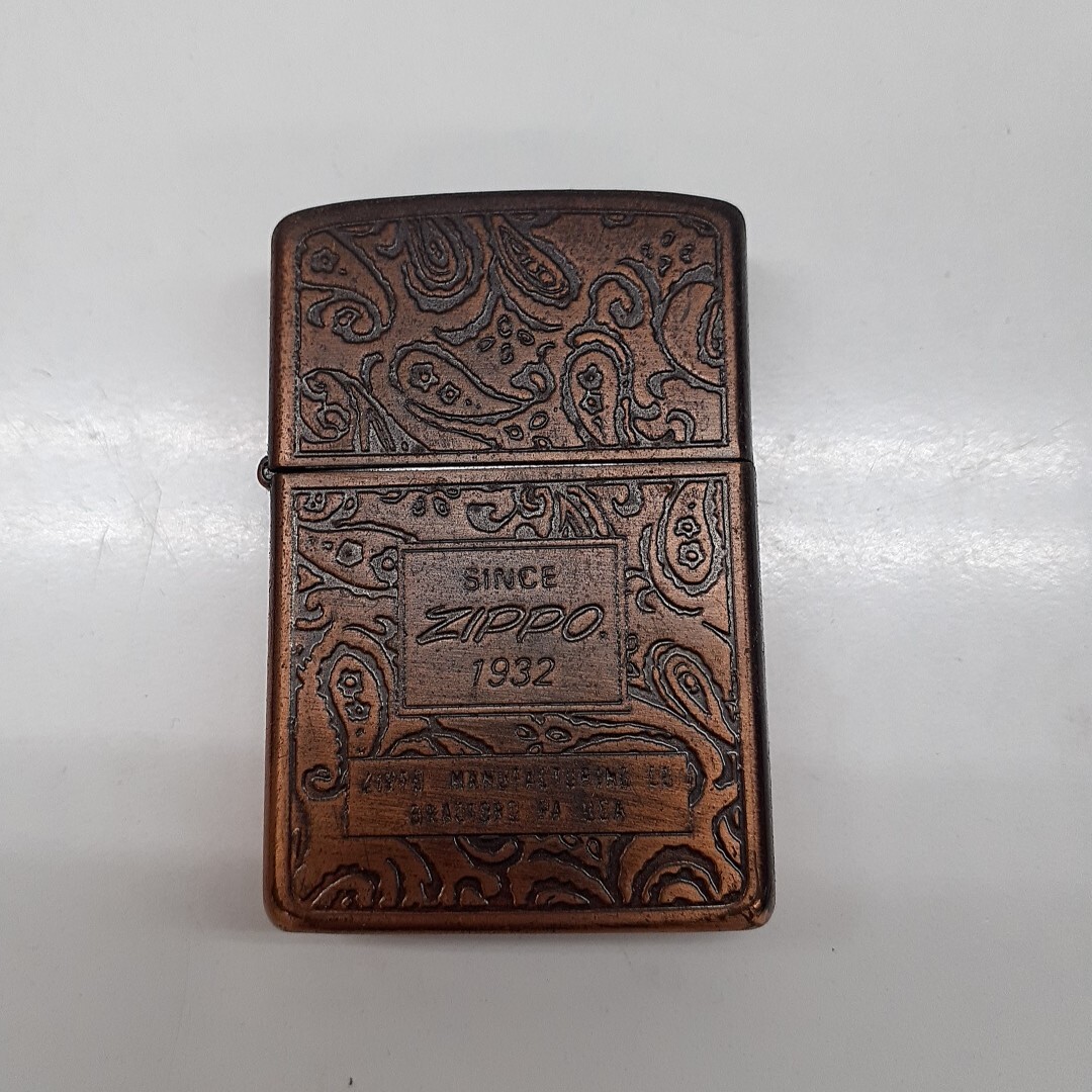 ZIPPO イタリック 1987年製 ガンメタ＆ゴールド ZIPPO イタリック 1987年製 ガンメタ＆ゴールド