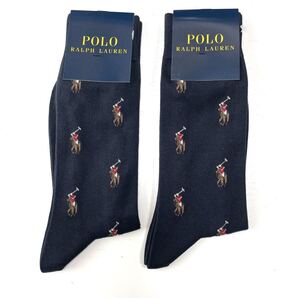 40 新品 ラルフローレン 靴下 ソックス 2足 送料無料 f'