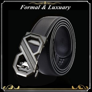 ベルト j51【黒】折りたたみ発送 ブラック 穴なし 無段階調整ベルト ゴルフベルト 人気 オートロック メンズ 革 ビジネス カジュアル