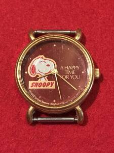 A9581●腕時計 ウォッチ SNOOPY スヌーピー VEGA JAPAN-TA QUARTZ A HAPPY TIME FOR YOU キズ汚れなどあり 動作未確認 ジャンク品