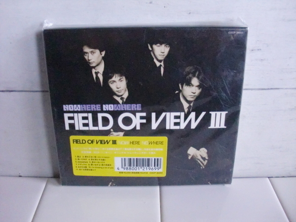 FILD OF VIEW 〇● FILD OF VIEW Ⅲ ~NOW HERE NO WHERE~ CD ●〇 アルバム CD