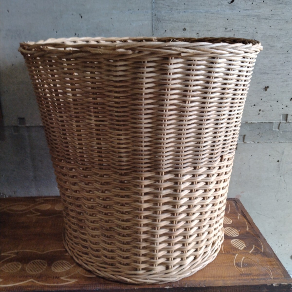 【ヴィンテージ・希少】Vintage 特大サイズ 籐籠 カゴ fit=scale-down,w=1200