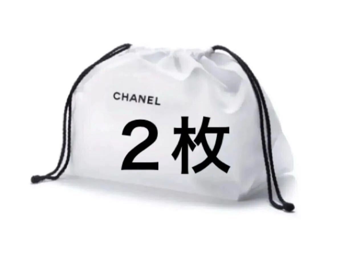 CHANEL - シャネル　ノベルティ巾着バッグ　未使用品 CHANEL - 新品未使用 シャネル ノベルティ 巾着ベージュ 箱付き