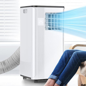 【スマート睡眠モードで、睡眠時も快適】 ポータブルエアコン 移動式エアコン 屋内冷房 スポットクーラー 冷風機 除湿機 静音 タイマー