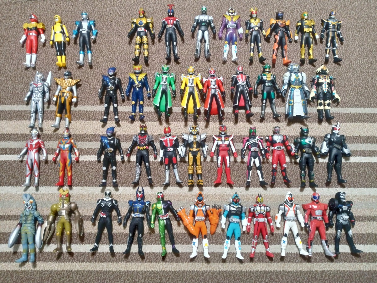 ウルトラマン&怪獣、仮面ライダー、戦隊ヒーローソフビ人形約70体セット 2025年最新】戦隊ソフビの人気商品を探そう - Yahoo!オークション