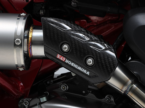 ヨシムラ　YOSHIMURA マフラーヒートガード　カーボン　美品　中古品 Amazon | ヨシムラ カーボンヒートガードセット GSX-R1000(17-21