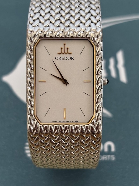 美品☆SEIKO セイコー 2F70-5570 クレドール 22K×SS 腕時計 Yahoo!オークション -「seiko 2f70」(クレドール) (セイコー)の