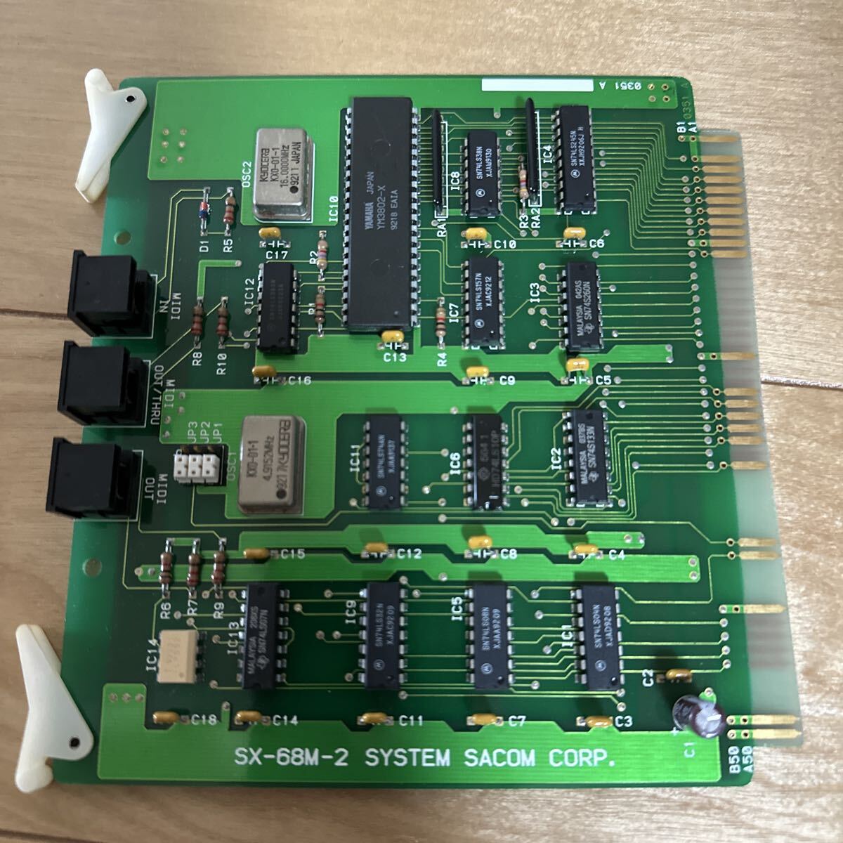 【X68000】MIDIボード SX-68M システムサコム製 Yahoo!オークション -「システムサコム midi」の落札相場・落札価格