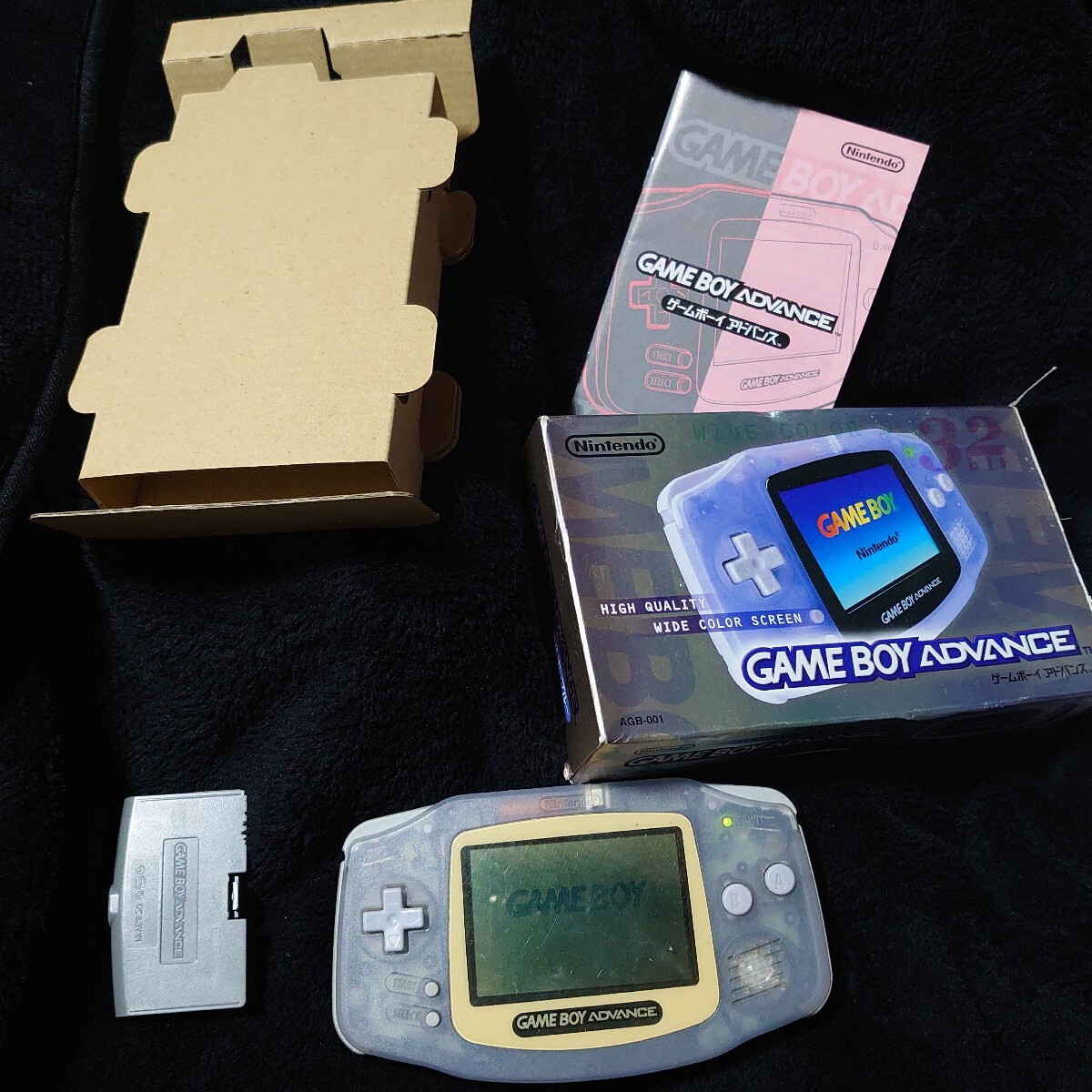 ゲームボーイアドバンス 本体  ミルキーブルー　レトロゲーム　動作確認済み 任天堂 ゲームボーイアドバンス 本体 中古 付属品完備 GBA