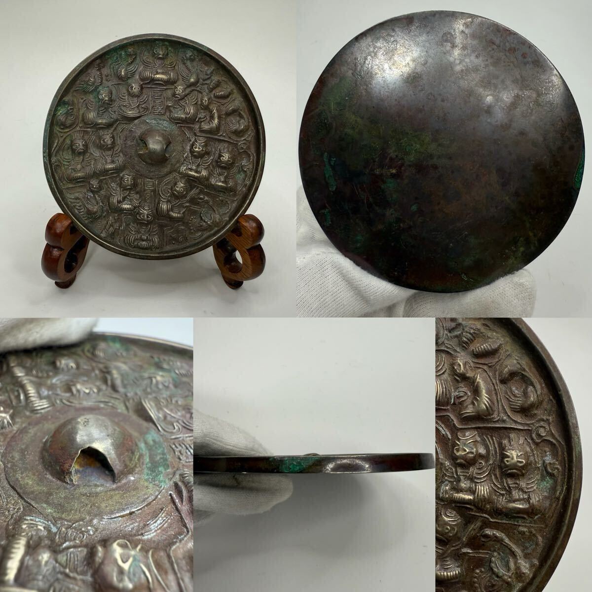 古人物 生活図 銅鏡 工芸品 美術品 置物 2025年最新】Yahoo!オークション -銅鏡(その他)の中古品・新品