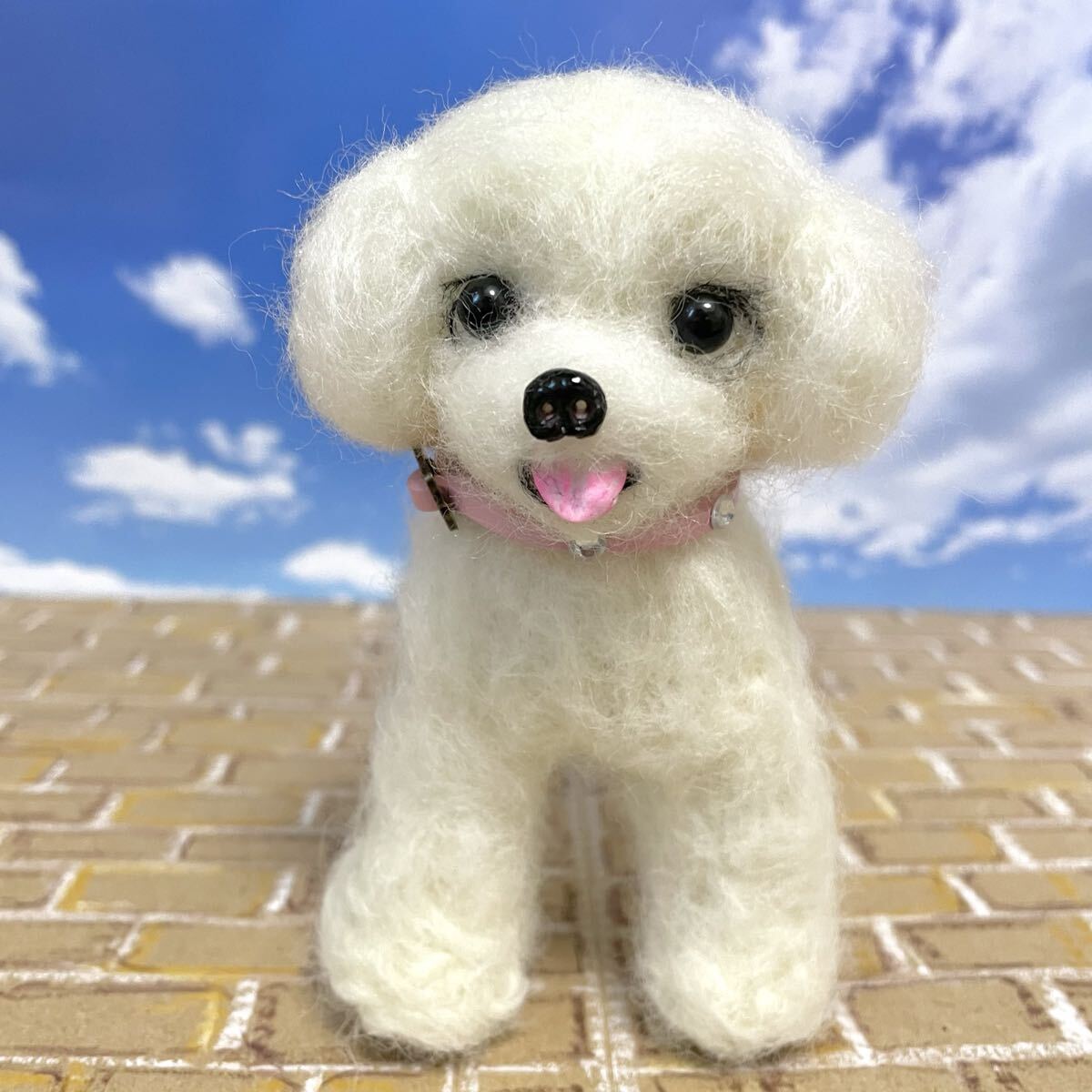 羊毛フェルト　リラックス　マルチーズ Yahoo!オークション -「羊毛フェルトマルチーズ」の落札相場