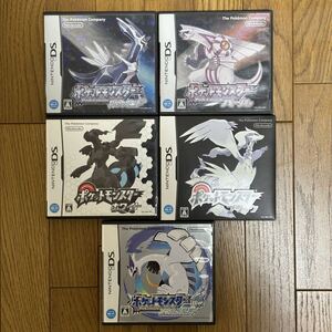 DS ポケットモンスター 5本セット ダイヤモンド パール ブラック ホワイト ソウルシルバー ポケモン ニンテンドーDS