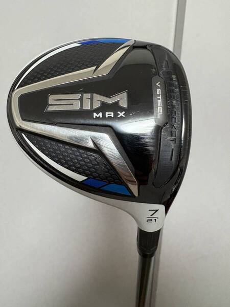 SIM MAX【7W】TENSEI BLUE TM50 S フェアウェイウッド テーラーメイド
