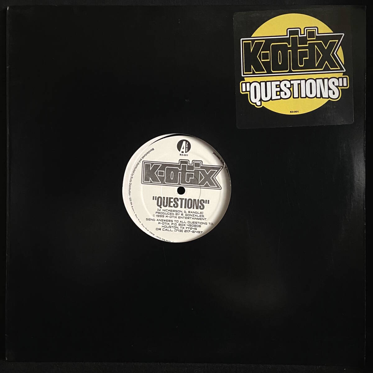 【美盤】(12”) K-Otix - Questions / K-Otix En