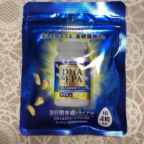 【新品未開封】サントリー DHA&EPA+セサミンEX 120粒