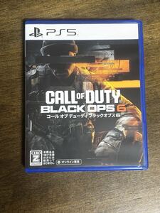 【美品・即発送】PS5 Call of Duty: Black Ops6★中古・動作確認済(目立った傷・汚れ無し)