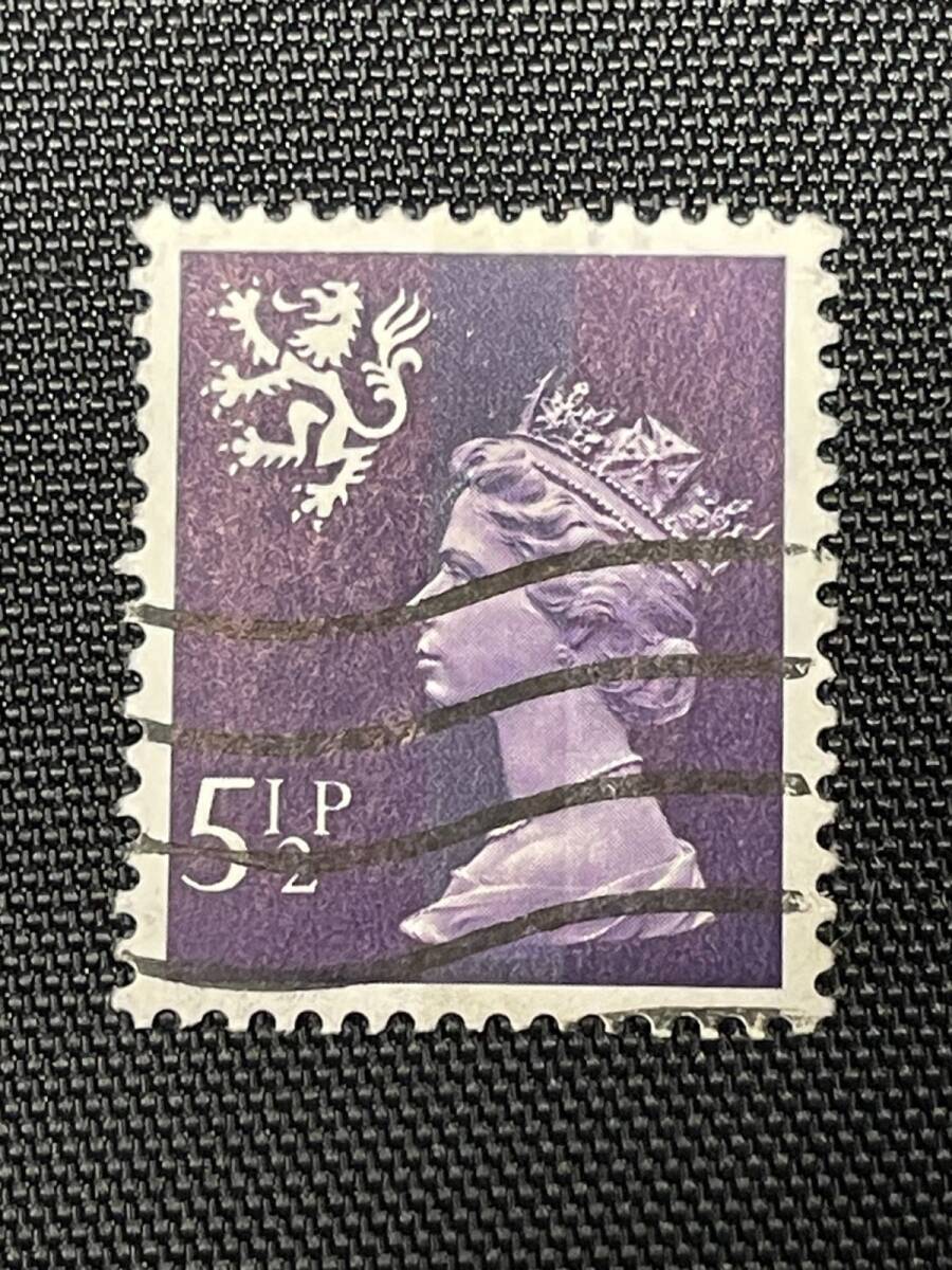 5115 外国切手 イギリス スコットランド 紋章4種セット 5115