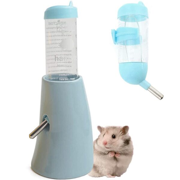 【在庫セール】陶器製台座 タンク 自動給水器 ボトル 水飲み器 ロールボール 水漏れ防止 ハリネズミ 小動物 リス ウォーターボト