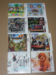 送料無料 ニンテンドー3DSソフト8本 ファイアーエムブレム覚醒 逃走中 nintendogs ドラゴンクエストVII エデンの戦士たち など