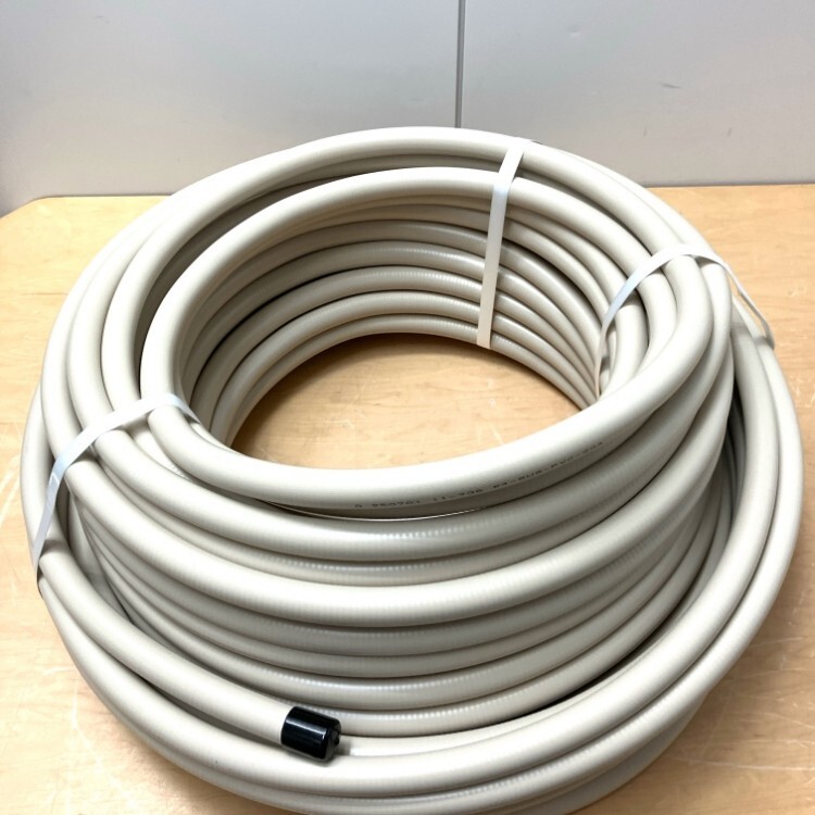 【未使用】ガスフレキ菅 60M SUS-PVC-20A 塩化ビニール被覆フレキシ