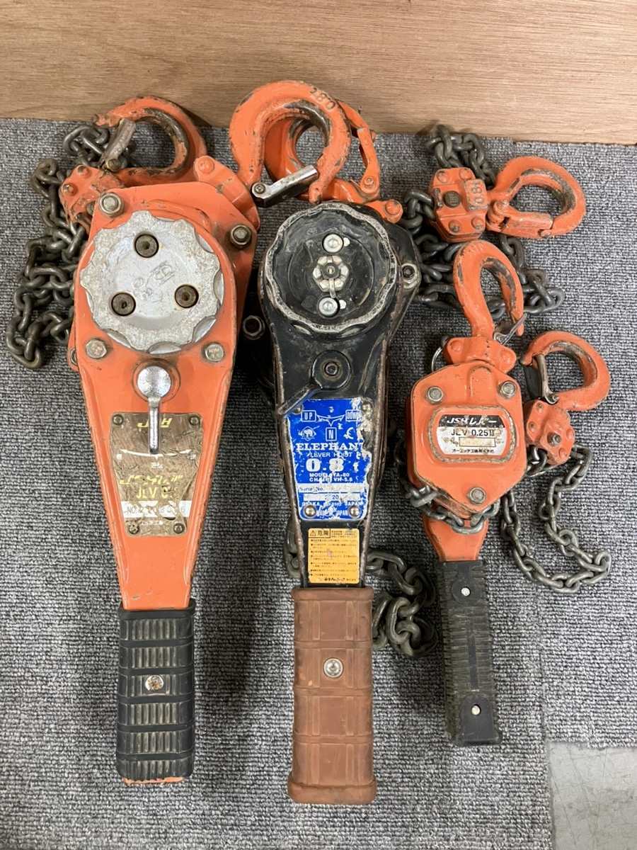 2025年最新】Yahoo!オークション -3tレバーブロックの中古品